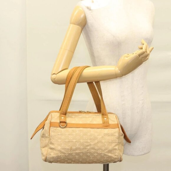 LOUIS VUITTON Monogram Mini Josephine PM Hand Bag Beige M92416 LV Auth 132759 - Picture 14 of 16